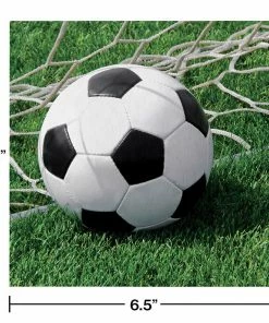 Creative Converting Soccer Party Decorations Soccer Napkins, 18 Ct