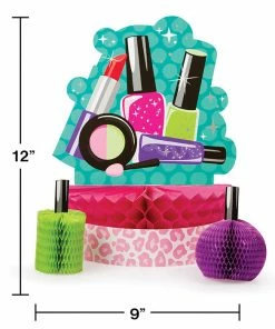 Creative Converting Kids Birthday Party Themes Sparkle Spa Party Centerpiece Set