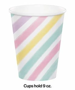 Creative Converting Unicorn Sparkle Hot/Cold Paper Paper Cups 9 Oz., 8 Ct