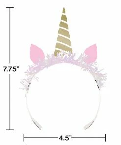 Creative Converting Unicorn Sparkle Tiaras, 8 Ct