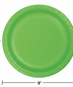 Creative Converting Fresh Lime Green Paper Plates, 24 Ct