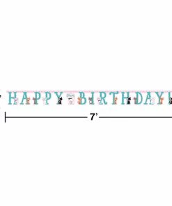 Creative Converting Purr-Fect Party Jointed Banner Lg