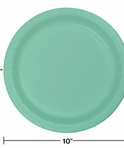 Creative Converting Fresh Mint Green Banquet Plates, 24 Ct Solid Color Tableware