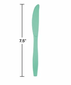 Creative Converting Fresh Mint Green Plastic Knives, 50 Ct