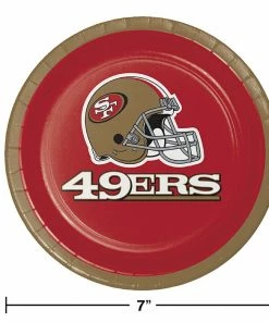 Creative Converting San Francisco 49Ers Dessert Plates, 8 Ct