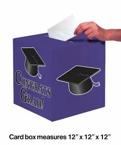 Creative Converting Graduation Party Supplies Graduation Card Box, Grad, 9