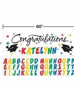 Creative Converting Graduation Party Supplies Giant Graduation Party Banner