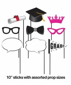 Creative Converting Graduation Photo Props, 10 Ct