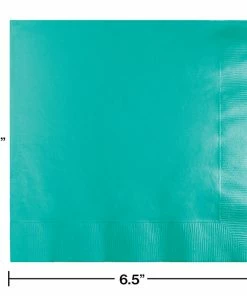 Creative Converting Teal Lagoon Luncheon Napkin 3Ply, 50 Ct Solid Color Tableware