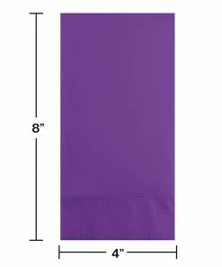 Creative Converting Amethyst Guest Towel, 3 Ply, 16 Ct