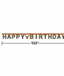 Creative Converting Kids Birthday Party Themes Hunting Camo Jointed Banner Lg