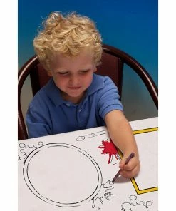 Creative Converting Kids Birthday Party Themes Art Party Activity Tablecover, Paper, Aop, 54X96