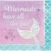 Creative Converting Kids Birthday Party Themes Iridescent Mermaid All The Fun Napkins, 16 Ct