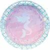 Creative Converting Iridescent Mermaid Party Dessert Plates, 8 Ct Kids Birthday Party Themes