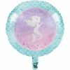 Creative Converting Kids Birthday Party Themes Mermaid Shine Metallic Balloon 18"