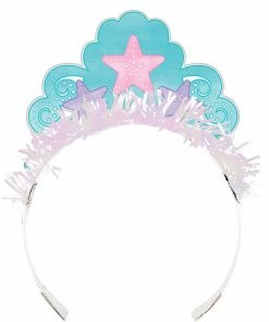 Creative Converting Iridescent Mermaid Party Tiaras, 8 Ct Kids Birthday Party Themes