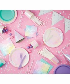 Creative Converting Iridescent Party Dessert Plates, 8 Ct