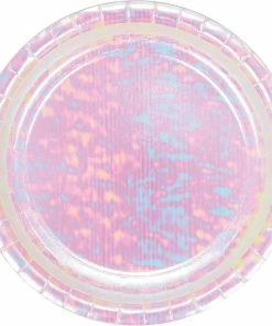 Creative Converting Iridescent Party Paper Plates, 8 Ct