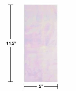 Creative Converting Themed Tableware Iridescent Party Favor Bags, 10 Ct