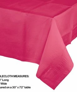 Creative Converting Hot Magenta Tablecover 54