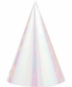 Creative Converting Themed Tableware Iridescent Party Party Hats, 8 Ct