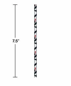 Creative Converting NFL And Football Party Supplies Houston Texans Paper Straws, 24 Ct