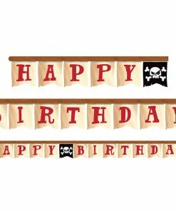 Creative Converting Kids Birthday Party Themes Pirate Treasure Jointed Banner Lg