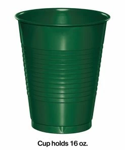 Creative Converting Hunter Green Plastic Cups, 20 Ct