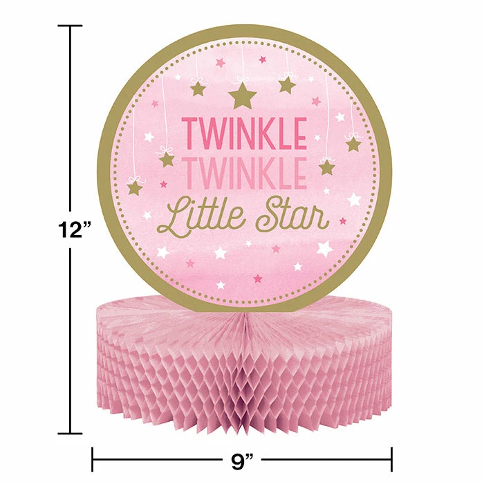 Creative Converting One Little Star Girl Centerpiece 1st Birthday Party Themes