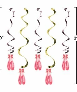 Creative Converting Ballet Assorted Danglers, 5 Ct Kids Birthday Party Themes