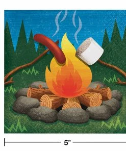Creative Converting Camping Beverage Napkins, 16 Ct