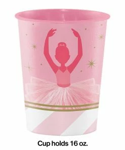 Creative Converting Twinkle Toes Plastic Keepsake Cup 16 Oz.