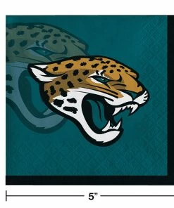Creative Converting Jacksonville Jaguars Beverage Napkins, 16 Ct