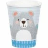 Creative Converting 1st Birthday Party Themes Birthday Bear Hot/Cold Paper Cups 9 Oz., 8 Ct