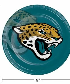 Creative Converting Jacksonville Jaguars Paper Plates, 8 Ct