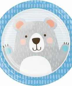Creative Converting Bear Party Paper Plates, 8 Ct 1st Birthday Party Themes