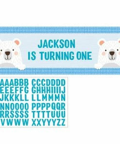 Creative Converting Birthday Bear Giant Party Banner W/ Stck 1st Birthday Party Themes