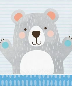 Creative Converting Bear Party Napkins, 16 Ct 1st Birthday Party Themes