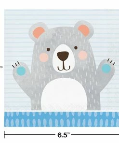 Creative Converting Bear Party Napkins, 16 Ct 1st Birthday Party Themes
