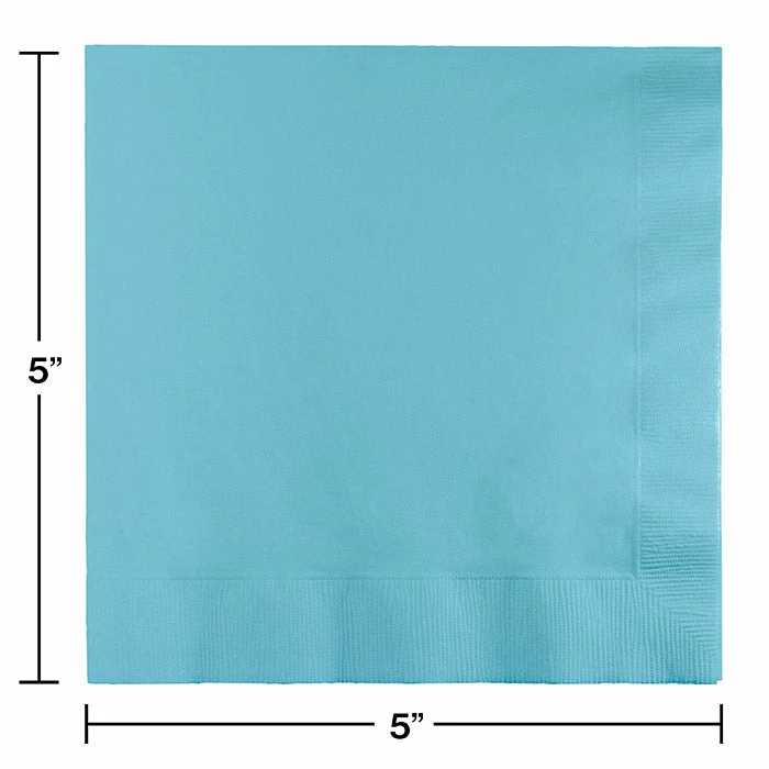 Creative Converting Pastel Blue Beverage Napkins, 20 Ct