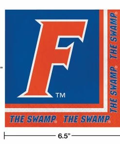 Creative Converting University Of Florida Napkins, 20 Ct NCAA College Themed Party Decorations