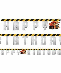 Creative Converting Kids Birthday Party Themes Big Dig Construction Jointed Banner Lg