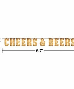 Creative Converting Cheers And Beers Letter Banner