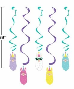 Creative Converting Llama Party Dizzy Danglers, 5 Ct Kids Birthday Party Themes