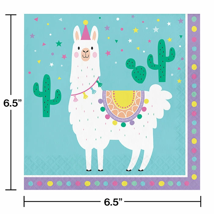 Creative Converting Llama Party Napkins, 16 Ct Kids Birthday Party Themes