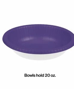 Creative Converting Purple Paper Bowls 20 Oz., 20 Ct