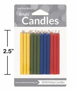 Creative Converting Magic Relight Candles, 12 Ct