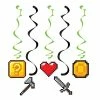 Creative Converting Video Game Party Dizzy Danglers, 5 Ct