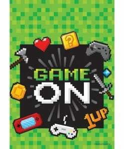 Creative Converting Video Game Party Favor Bag, 8 Ct