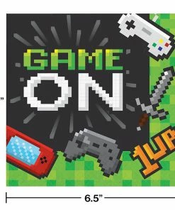 Creative Converting Video Game Party Napkins, 16 Ct
